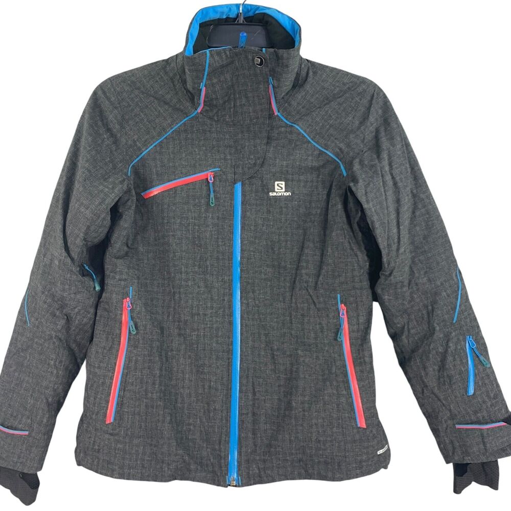 Salomon Ski Snowboard Jacket Womens Advanced Skin Dry 20K Waterproof Windproof